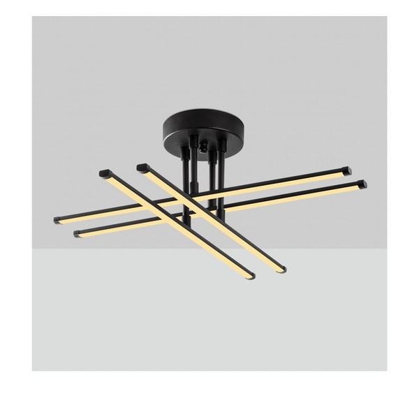 Crna LED stropna svjetiljka Exhaust – Opviq lights-image-2