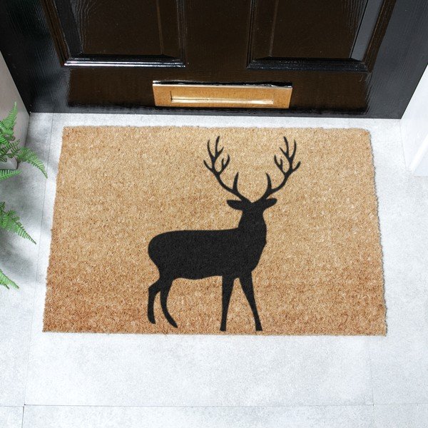 Otirač od kokosovih vlakana 40x60 cm Stag – Artsy Doormats-image-2