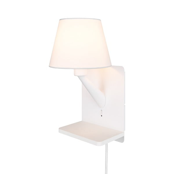 Bijela zidna lampa Comfort – Trio