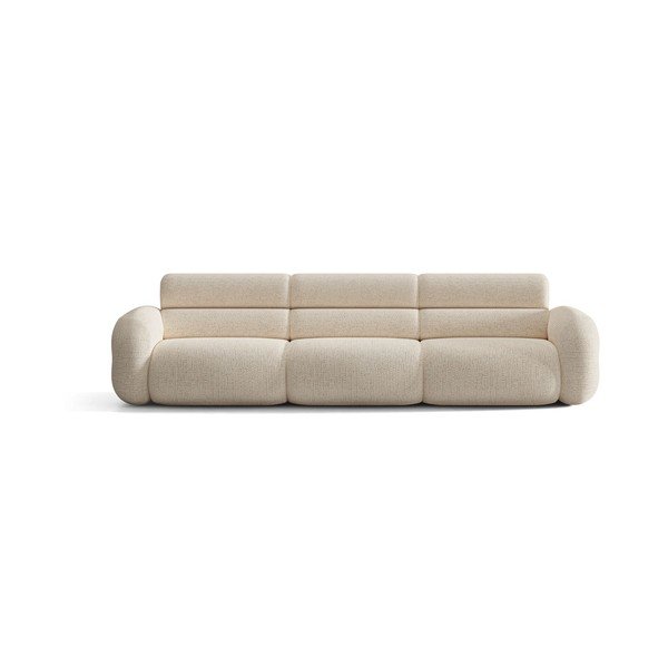 Krem sofa od šenila 305 cm Neo – Micadoni -image-1