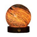 Tamno smeđi/u tamnoj prirodnoj boji svjetlosni ukras s USB ø 8 cm Stellar Ocean – Gingko