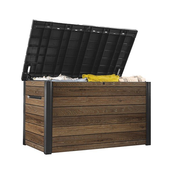 Smeđa plastična vrtna kutija za pohranu Signature – Keter-image-2