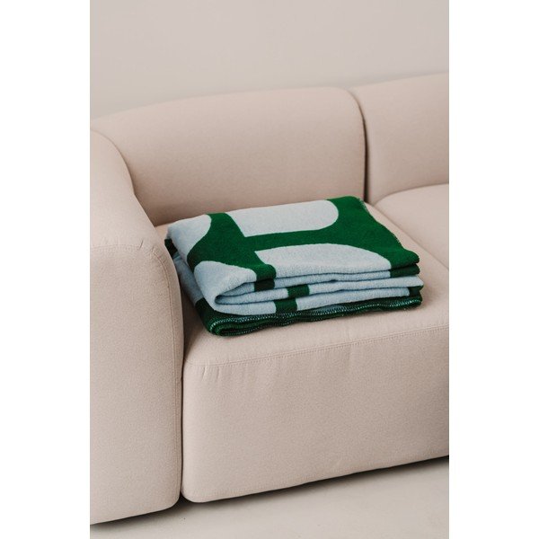 Zelena/plava deka 150x200 cm Gilli – noo.ma-image-2