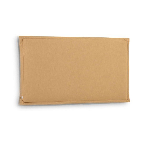 Senf žuto podstavljeno uzglavlje 206x106 cm Tanit – Kave Home