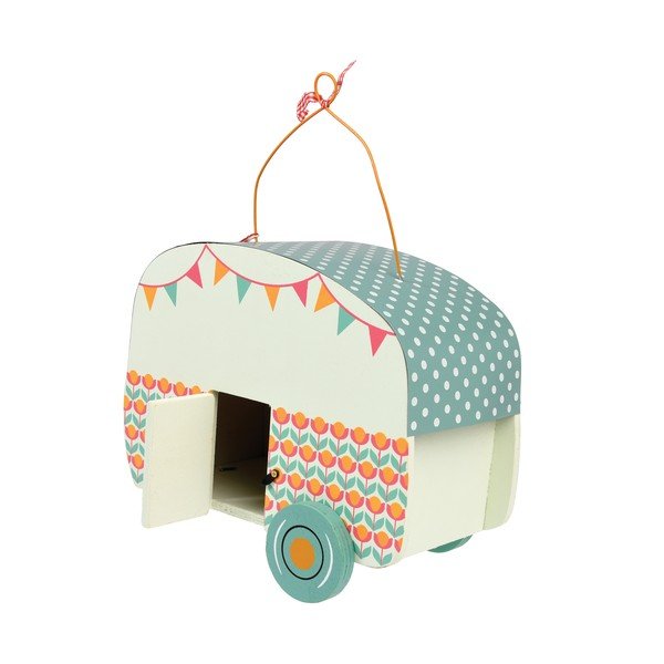 Drvena kućica za ptice u obliku prikolice Rex London Frank-image-2