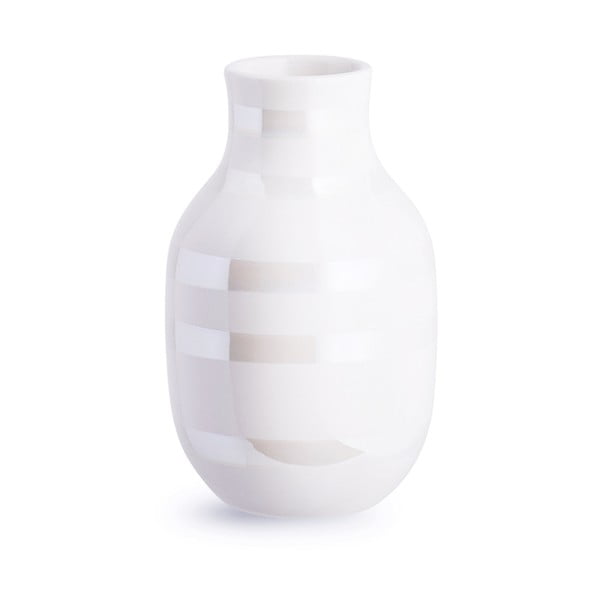 Bijela vaza od kamenine Kähler Design Omaggio, visina 12,5 cm