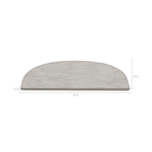 Krem set tepiha za stepenice 16 kom 20x65 cm Desert Sand – Vitaus-image-2
