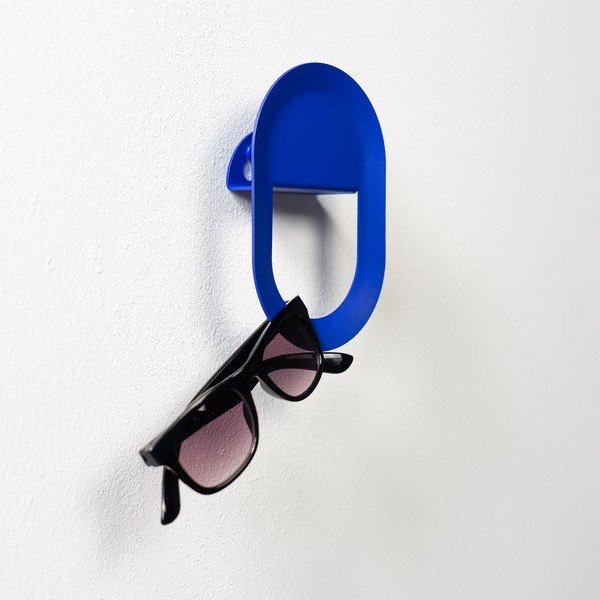 Plava željezna zidna kuka Coucou – Spinder Design-image-1