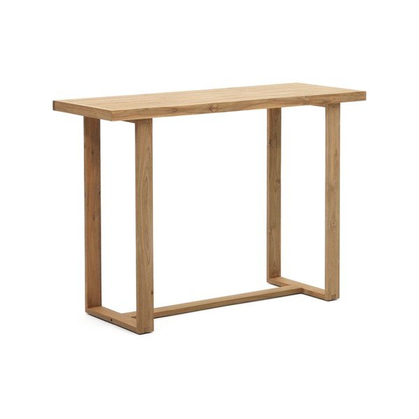 Vrtni barski stol od masivne tikovine 140x70 cm Canadell – Kave Home