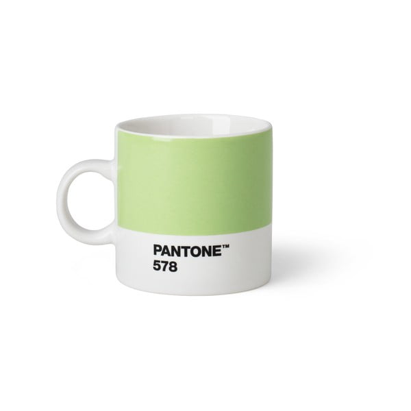 Svijetlo zelena šalica Pantone Espresso, 120 ml