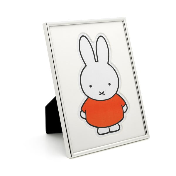 Metalni stojeći/viseći okvir u srebrnoj boji 15x20 cm Miffy – Zilverstad