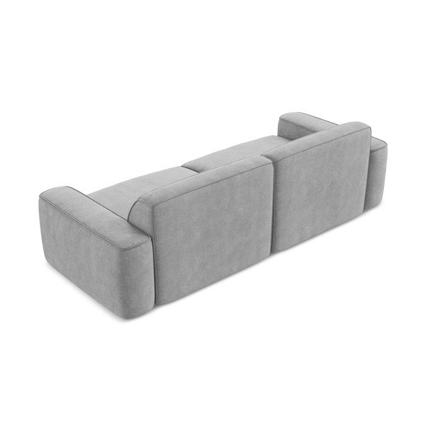Svijetlo siva sofa od šenila 244 cm Omao – Makamii-image-3