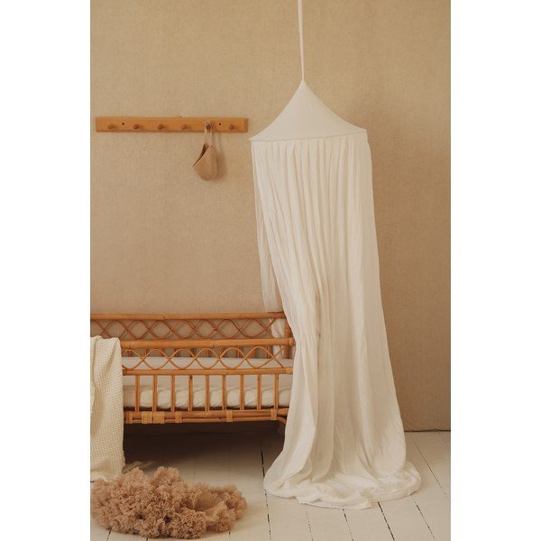 Bijeli pamučni baldahin Cream - Moi Mili-image-3
