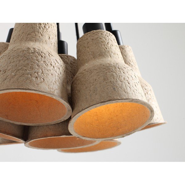 Bež viseća svjetiljka ø 32 cm Celulo – CustomForm-image-4