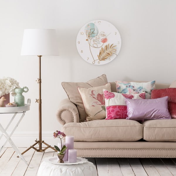 Stakleni zidni sat ø 30 cm Feminine line - Styler-image-3