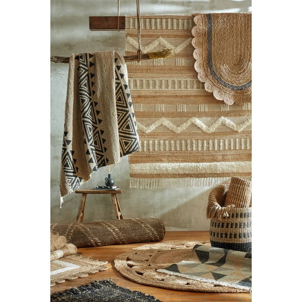 Smeđi tepih od jute Flair Rugs Trey, 160 x 230 cm-image-2