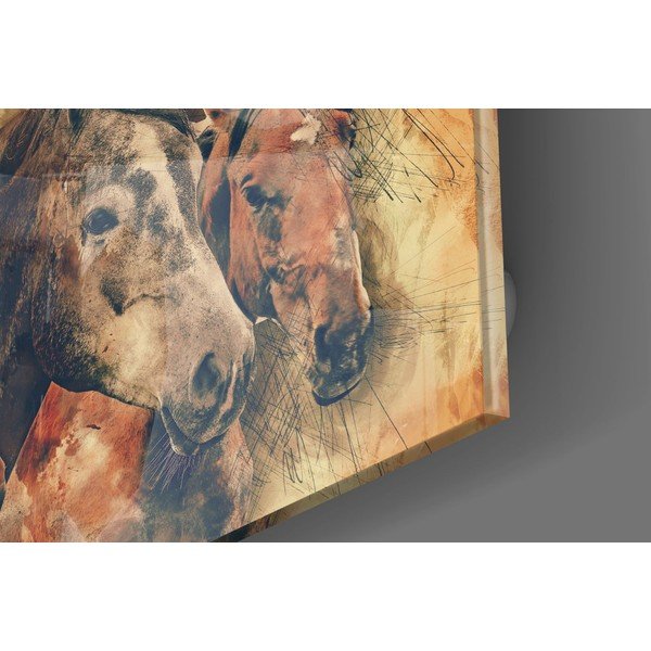 Staklena slika Insigne Horses-image-2
