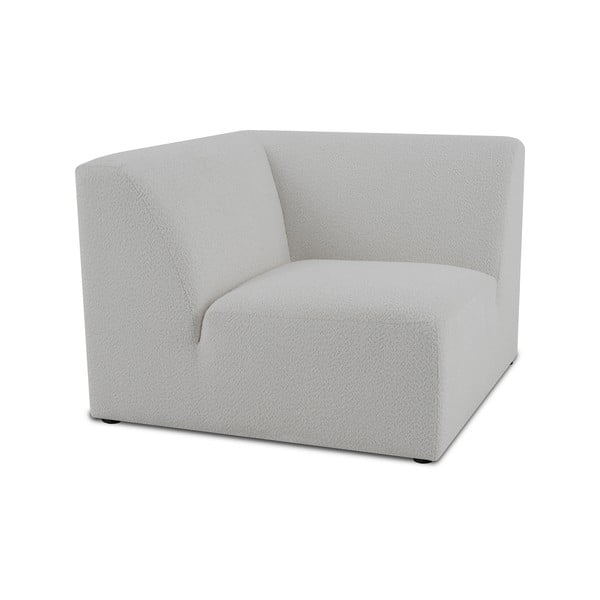 Bijela modularna sjedeća garnitura od bouclé tkanine (promjenjiva) Roxy – Scandic-image-2