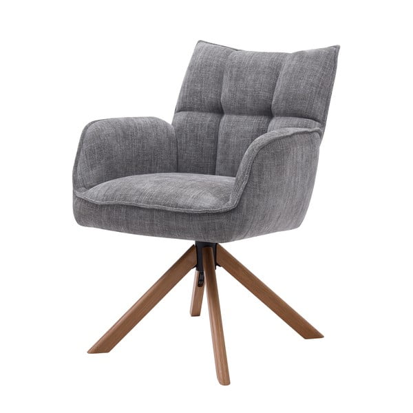 Sive podstavljene blagovaonske stolice u setu 2 kom Marilla – Unique Furniture