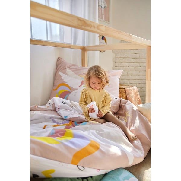 Dječja pamučna posteljina Bonami Selection Unicorn, 140 x 200 cm-image-2