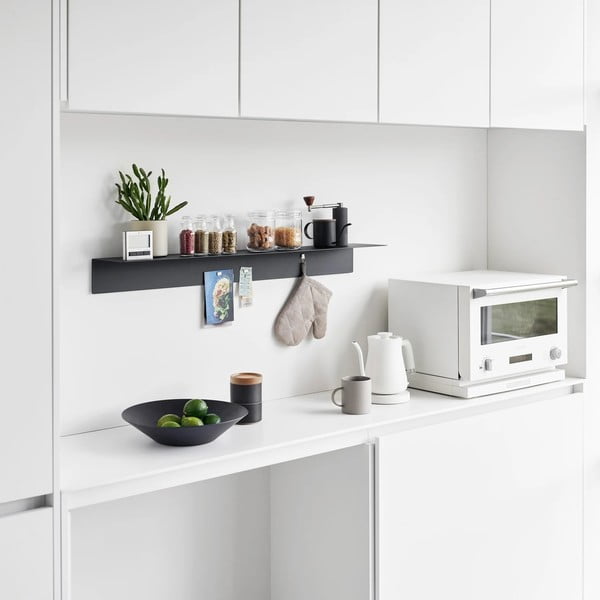 Crna metalna polica 90 cm – YAMAZAKI-image-4