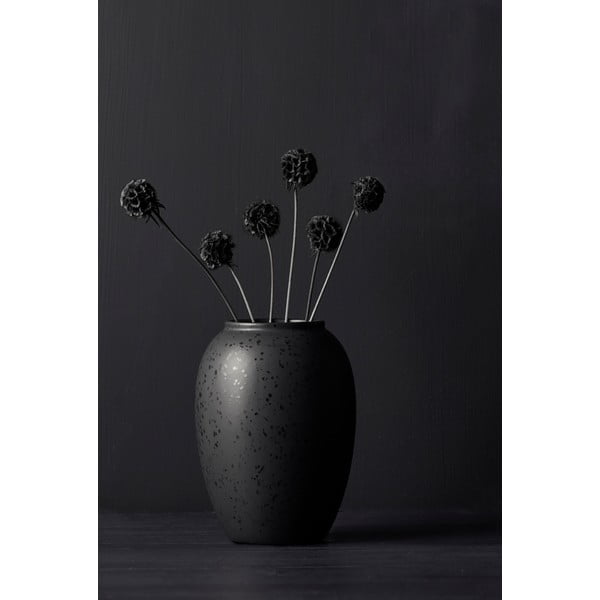 Crna vaza od kamenine (visina 20 cm) Gastro  – Bitz-image-4