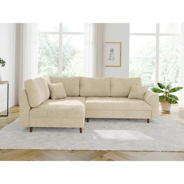 Bež kutna garnitura (s lijevim kutom) Ariella – Ropez-image-1