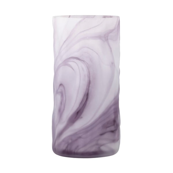 Ljubičasta staklena ručno izrađena vaza (visina 24,5 cm) Moore – Bloomingville