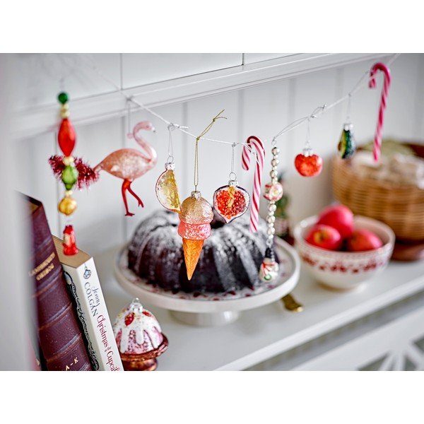 Stakleni ukrasi za božićno drvce u setu 5 kom 5,5 cm Finka – Bloomingville-image-1