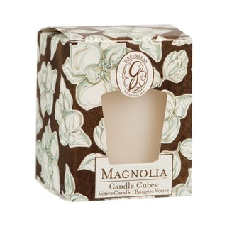 Svijeća s mirisom magnolije Greenleaf Magnolia,vrijeme gorenja 15 sati