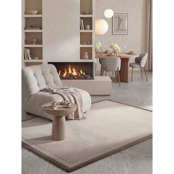 Smeđi/krem tepih od mješavine vune 120x170 cm Niko – Villeroy&Boch-image-4