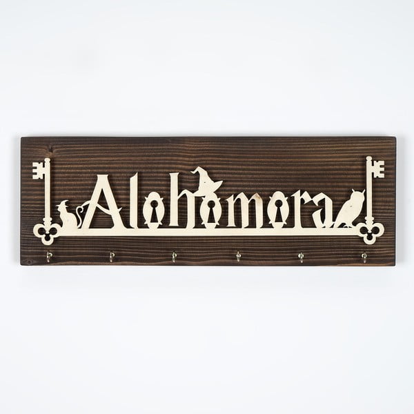 Zidni drveni držač za ključeve - Wallity-image-1