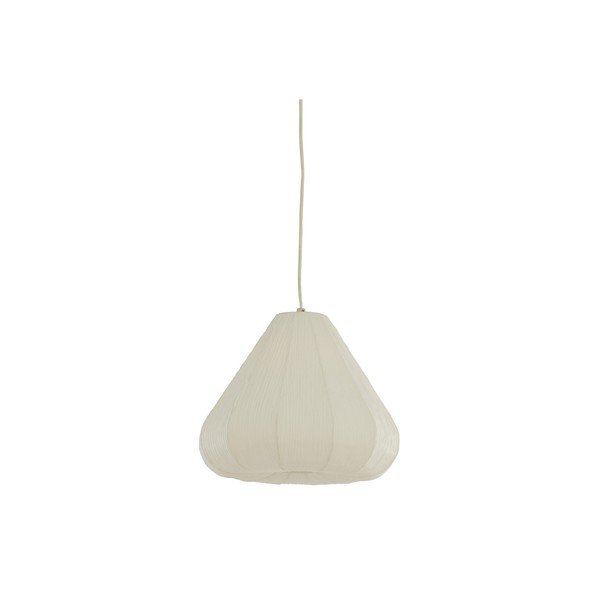 Krem viseća svjetiljka s papirnim sjenilom ø 10 cm Sarella – Light & Living