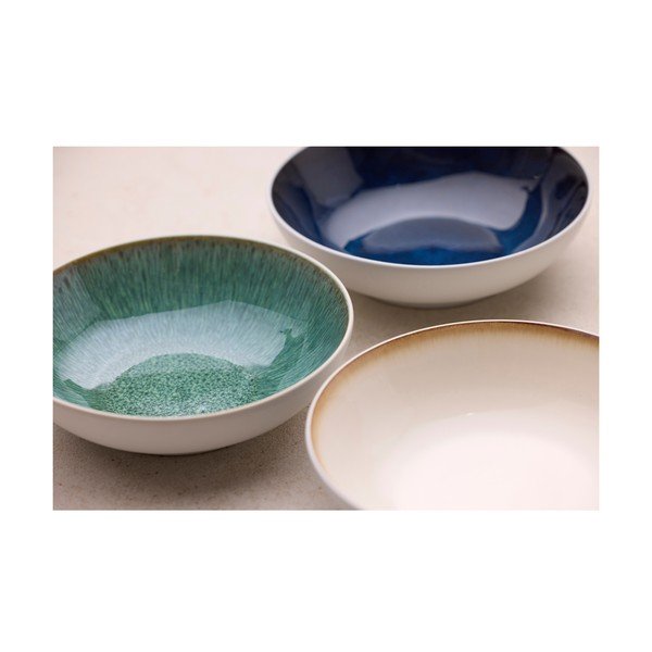 Bijela/zelena zdjelica od kamenine 900 ml Gastro White/Green – Bitz-image-4