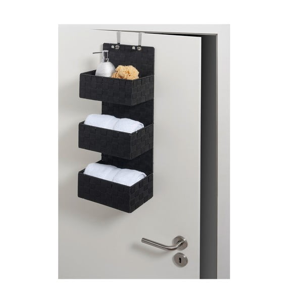 Crni trostruki kupaonski organizator Wenko Adria-image-2