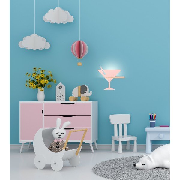 Ružičasta LED zidna lampa Piccolo – Candellux Lighting-image-1