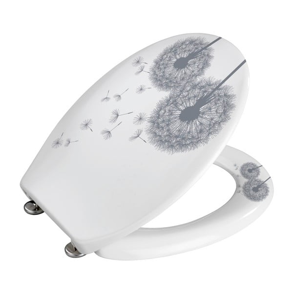 Sjedalo za toalet s lakim zatvaranjem Wenko Astera, 45 x 37,5 cm-image-2