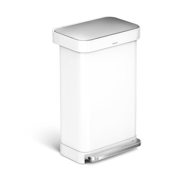 Bijela kanta za otpatke simplehuman, 45 l-image-3