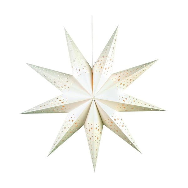 Bijeli svjetlosni ukras s božićnim motivom ø 75 cm Solvalla – Markslöjd