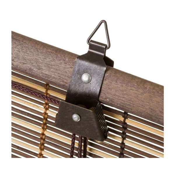 Tamno smeđa roleta od bambusa 160x180 cm Natural Life - Casa Selección-image-3