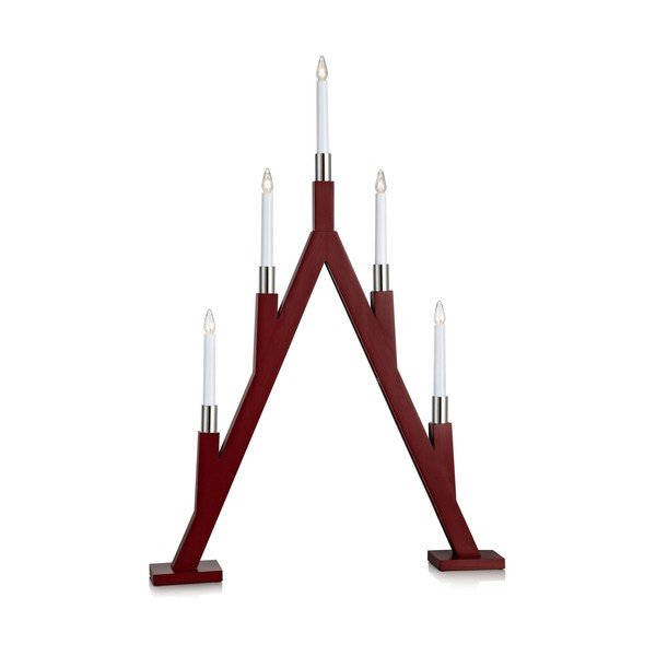 Crveni božićni svjetlosni ukras Bjurfors – Markslöjd