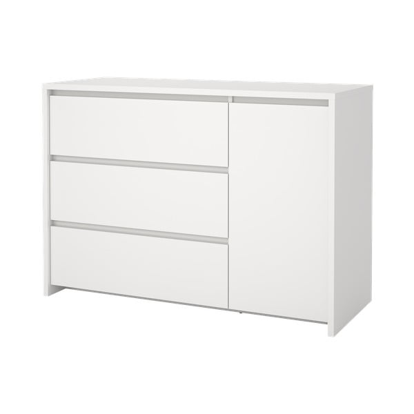 Bijela komoda 119x84x48 cm Next – Tvilum-image-3