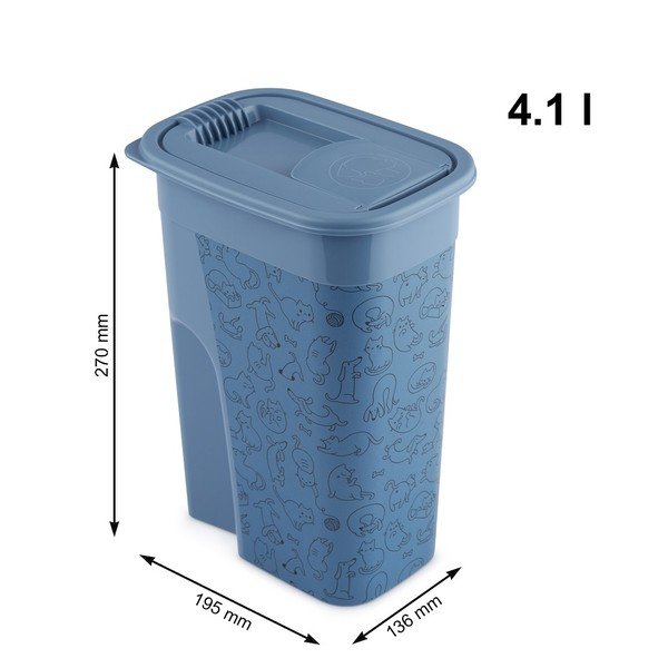 Plava kutija za granule 4,1 l Flo - Rotho-image-3