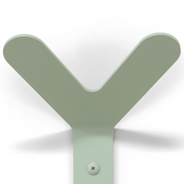 Prljavo zelena željezna zidna vješalica 66 cm Frondo – Spinder Design-image-3