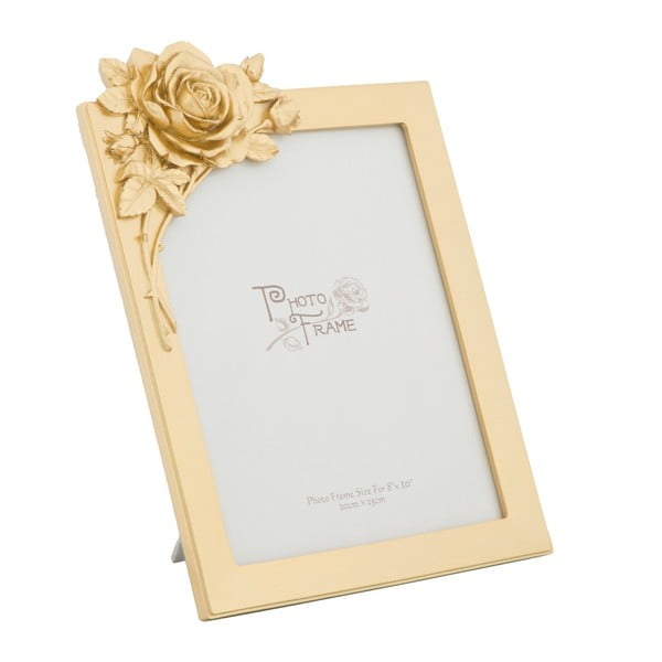 Žuti okvir za fotografije u okviru od smole Mauro Ferretti Glam Rose, 20 x 25 cm-image-3