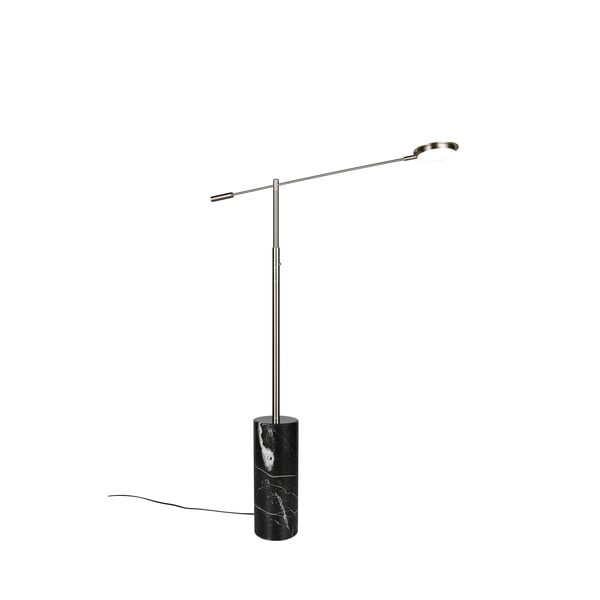Crna/u srebrnoj boji LED stojeća svjetiljka (visina 145 cm) Fiore – Trio Select-image-2