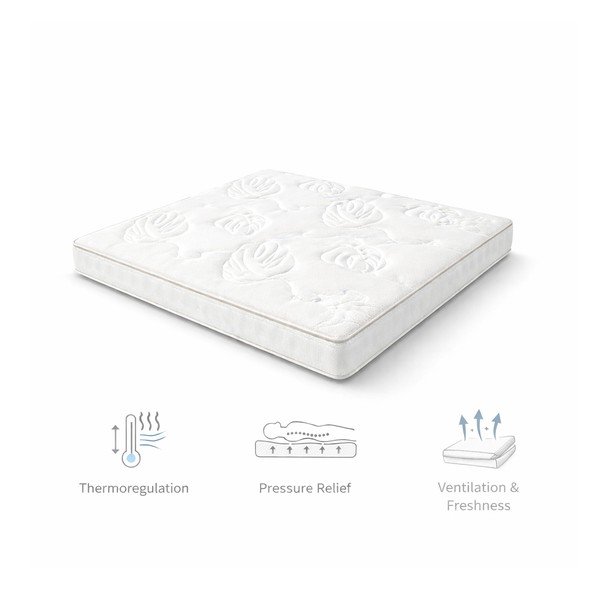 Srednje tvrd madrac s oprugama s termo regulacijom 160x200 cm Memory Luna – Bonami Selection-image-3