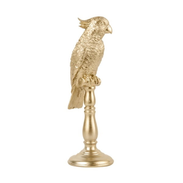 Statueta u zlatu PT LIVING Cockatoo, visina 32 cm