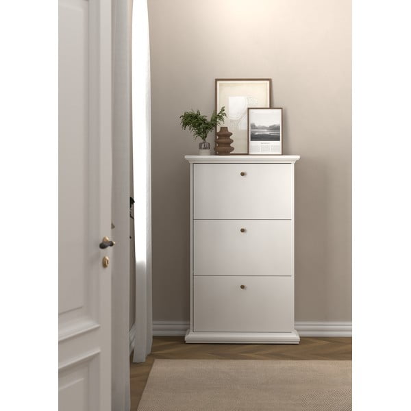 Bijeli preklopni ormarić za cipele Paris – Tvilum-image-1