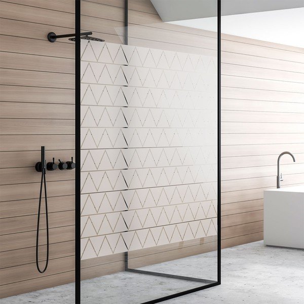 Naljepnice u setu za prozore 100 kom 10x10 cm Triangle – Ambiance-image-1